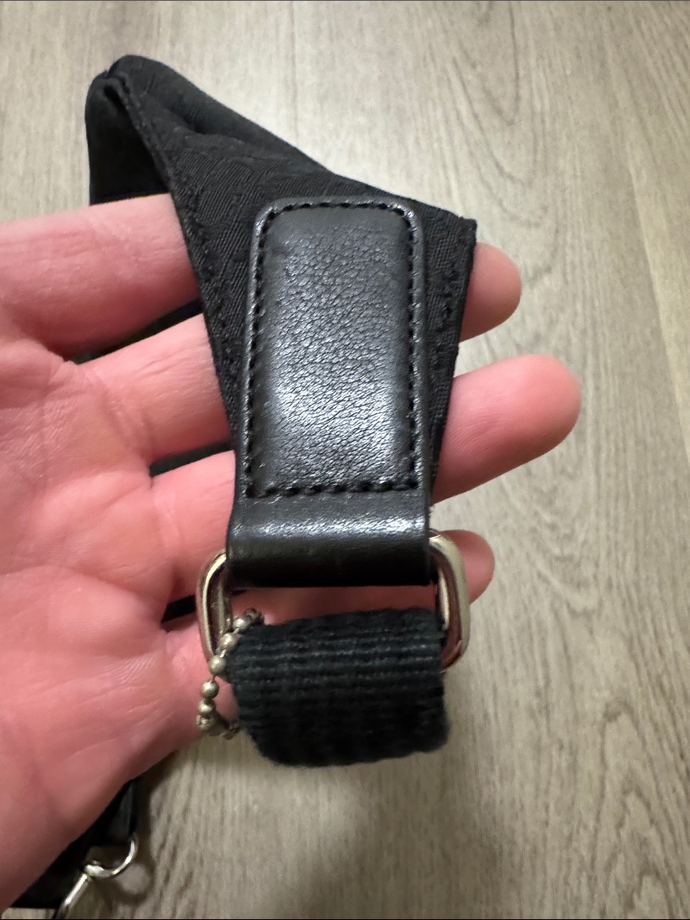 Coach Mini Signature Waist Pack/Belt Bag Black - Picture 9 of 11